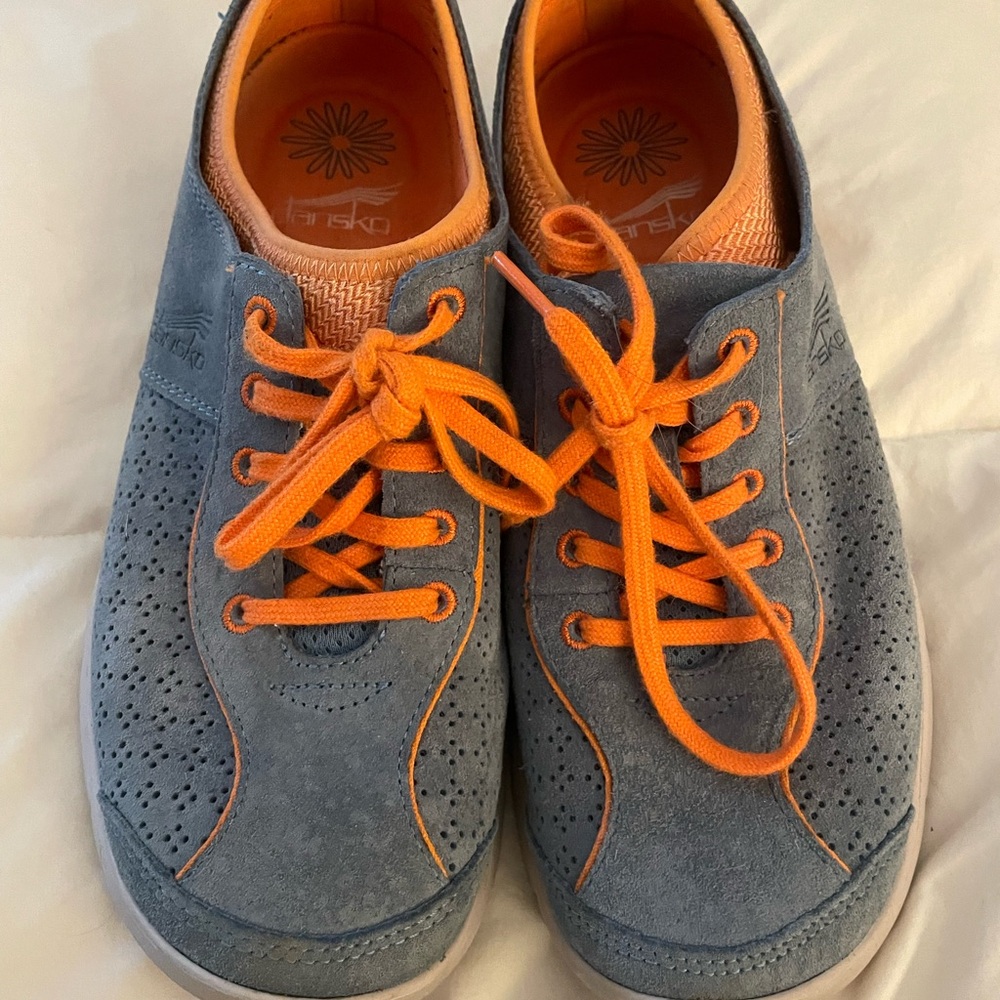 Dansko Blue and Orange Women's Sneakers